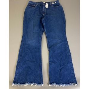 Abercrombie & Fitch Vintage Flare High Rise Jeans 34 x 18 L Long Curve Love NWT